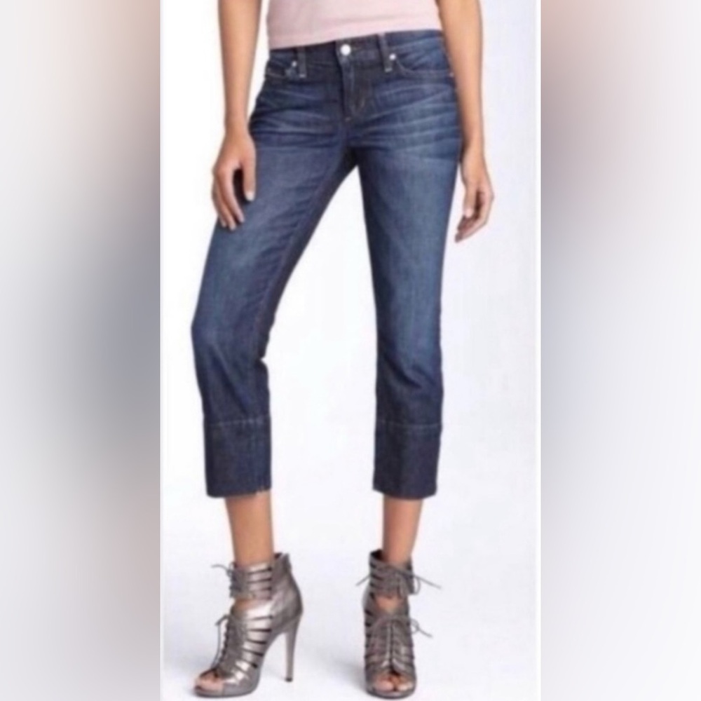 Joe’s Jeans Socialite Kicker Capri Crop Jeans Ryder Wash Size 28 Y2K Preppy ❤️